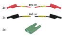 CarTrain Jeu de câbles de mesure de sécurité 4mm pour CO3221-6P