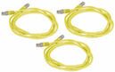 Câble patch Cat5E 1x1 m jaune, 2x2,0 m jaune                                      