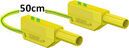 Ligne de mesure de sécurité 4mm 50cm verte/jaune  , 600V, CAT III ' 1000V, CAT II / 32A                              