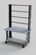 Banc mobile syst&egrave;me avec cadre 3 &eacute;tages DIN A4 int&eacute;gr&eacute;, 6 prises, 1250x1970x800 mm