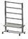 Banc mobile aluminium avec cadre 4 &eacute;tages DIN A4 int&eacute;gr&eacute;, 6 prises, 1250x1970x800 mm