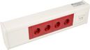 Alimentation pour tables multimédias, prise quadruple, prise double RJ45 CAT 6  