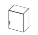 Armoire de rangement, 2 portes battantes, 1000x600x2039mm                       