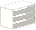 Bloc avec 3 tiroirs pour armoire de rangement 960 x 610 x 510mm