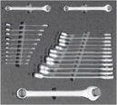 Jeu d’outils pour Technique automobile 3, clés à fourche polygonales (25 pièces), taille de l’insert 500 x 450 mm