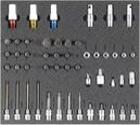 Jeu d’outils pour Technique automobile 5, garnitures à emmancher 1/2" (50 pièces), taille de l’insert 500 x 450 mm