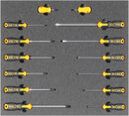 Jeu d’outils pour Technique automobile 7, jeu de tournevis (14 pièces), taille de l’insert 500 x 450 mm