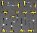 Jeu d’outils pour Technique automobile 8, tournevis Inbus/Torx (13 pièces), taille de l’insert 500 x 450 mm