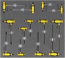 Jeu d’outils pour Technique automobile 8, tournevis Inbus/Torx (13 pièces), taille de l’insert 500 x 450 mm