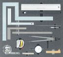 Outils technologie des métaux 8, outils de mesure II (14 pièces) insert 450 x 500 mm